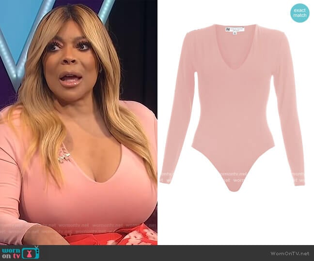 Nicole Frank Jasmine Bodysuit worn by Wendy Williams on The Wendy Williams Show