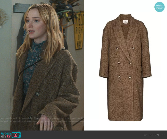 Isabel Marant Etoile Ojima Coat worn by Clare O'Brien (Phoebe Dynevor) on Younger