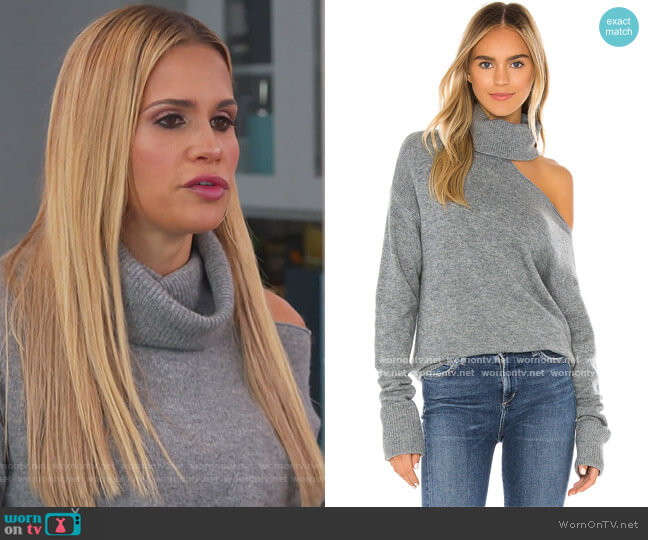 Paige Raundi Sweater worn by Jackie Goldschneider on The Real Housewives of New Jersey