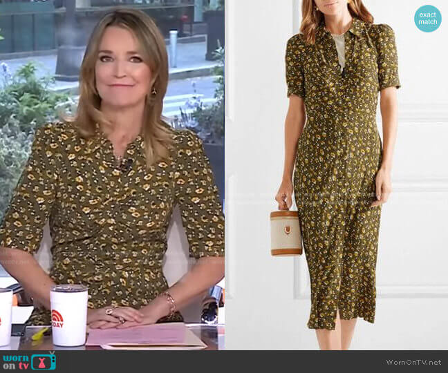 Veronica Beard Pike Dress worn by Savannah Guthrie on Today