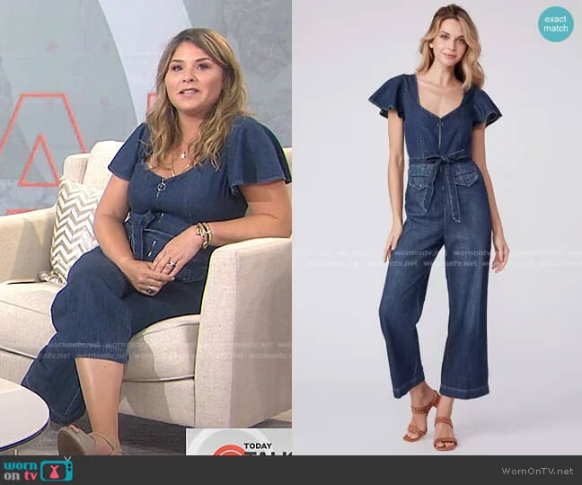 Paige Ria Jumpsuit worn by Jenna Bush Hager on Today