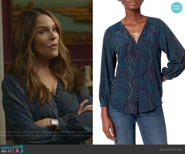 Joie Shariana Top worn by Isabella Colón (Yara Martinez) on Bull
