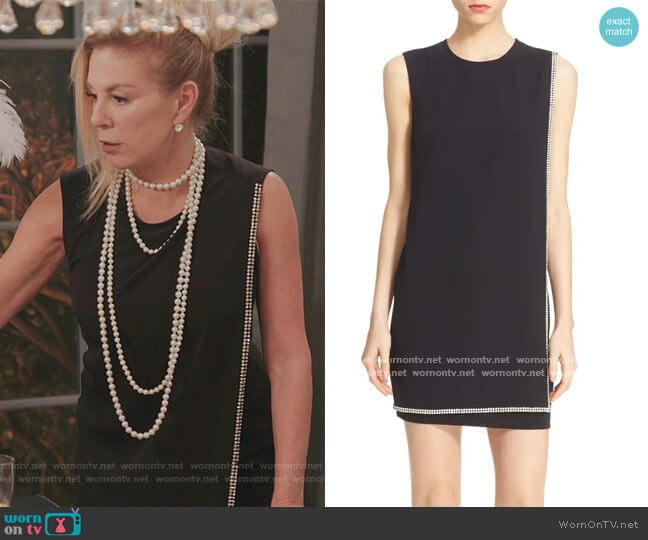 Ted Baker Burford Double Layer Embellished Dress worn by Ramona Singer on The Real Housewives of New York City