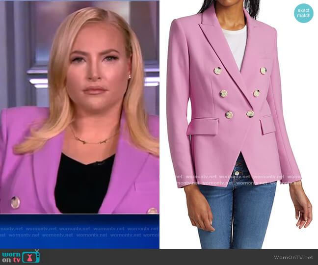 Veronica Beard Miller Dickey Jacket worn by Meghan McCain on The View