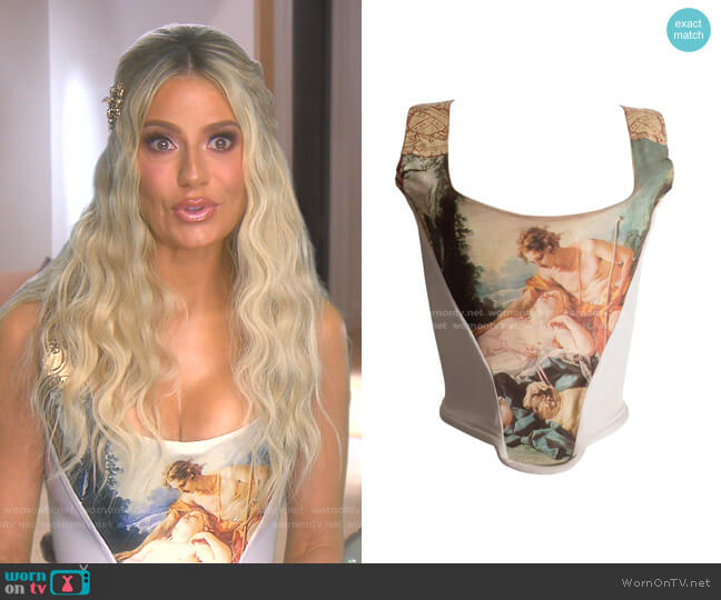 Vivienne Westwood Portrait Collection Corset worn by Dorit Kemsley on The Real Housewives of Beverly Hills