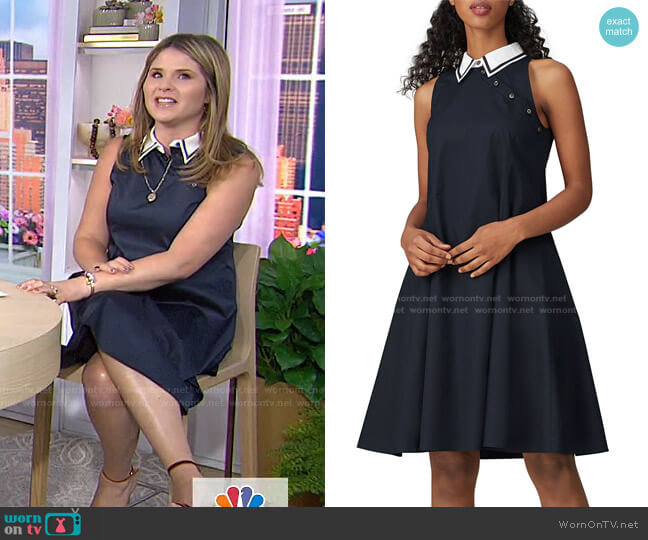 Adeam Sailor Dress worn by Jenna Bush Hager on Today