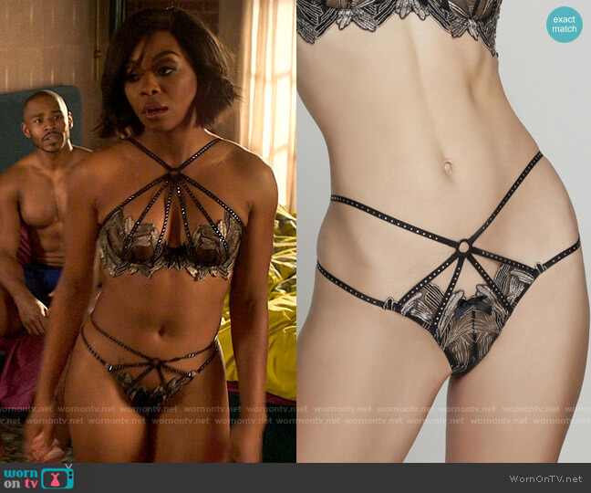 Agent Provocateur Christalina Bra worn by Renee Ross (Bresha Webb) on Run the World