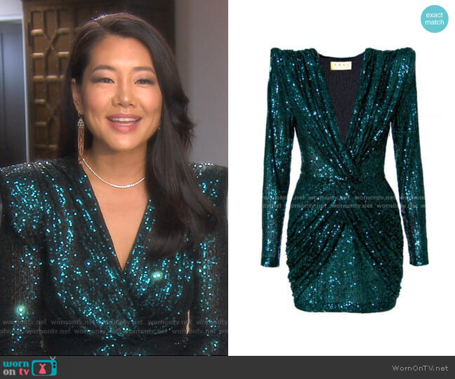 Aggi Jennifer Midnight Dress worn by Crystal Kung Minkoff on The Real Housewives of Beverly Hills