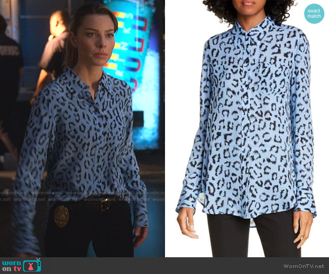 A.L.C. Emerson Shirt worn by Chloe Decker (Lauren German) on Lucifer
