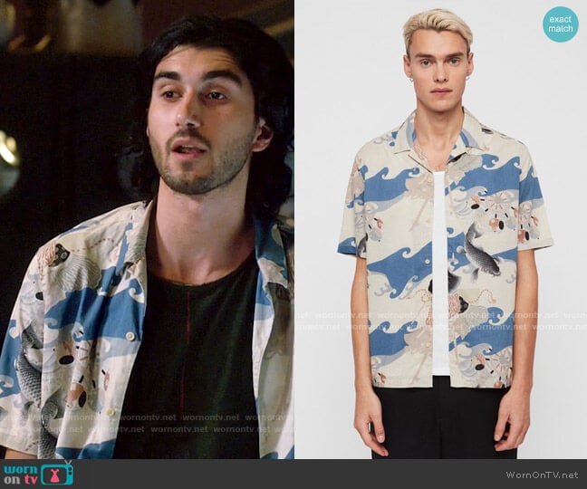 All Saints Pisces Shirt worn by Behrad Tarazi (Shayan Sobhian) on Legends of Tomorrow
