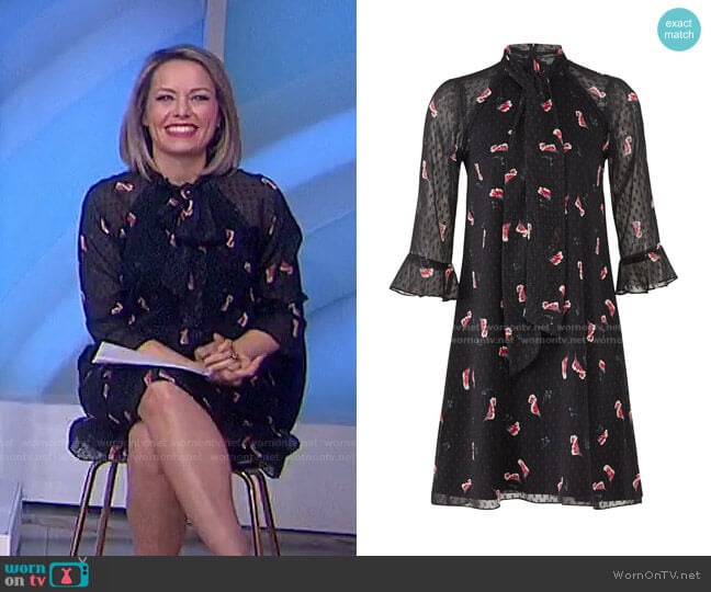 Slate & Willow Flower Petal Dress worn by Dylan Dreyer on Today