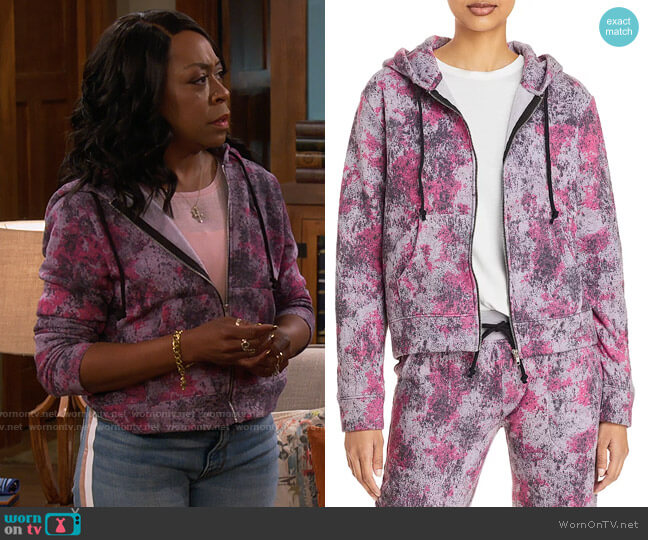 Alternative Chelsea Full Zip Hoodie worn by Tina Butler (Tichina Arnold) on The Neighborhood
