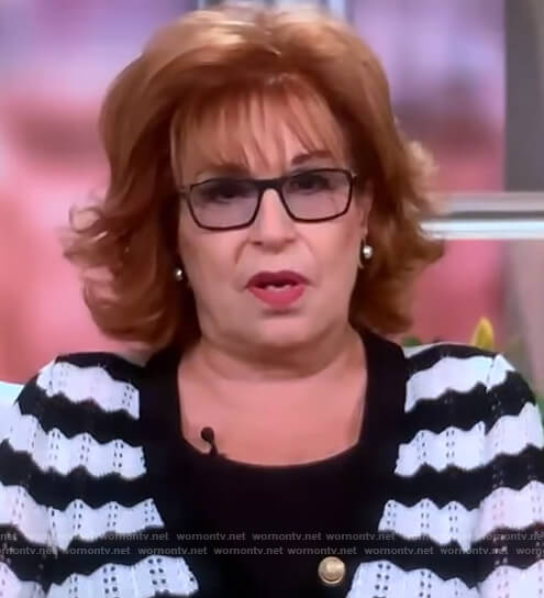 Joy’s stripe cardigan on The View