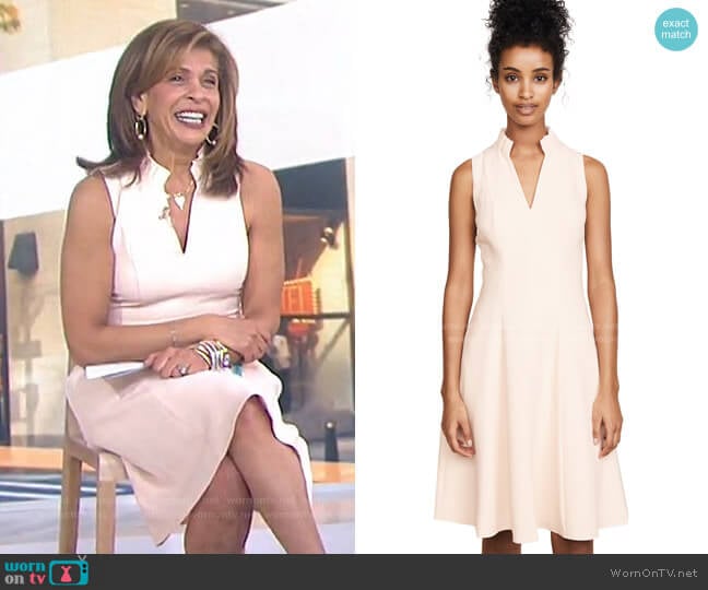 Black Halo Antoinette Dress worn by Hoda Kotb on Today