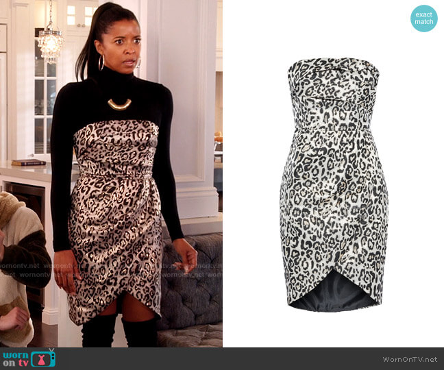 Black Halo Eve Dress worn by Wickie Roy (Renée Elise Goldsberry) on Girls5eva