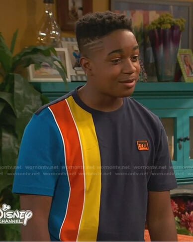 Booker’s colorblock tee on Ravens Home