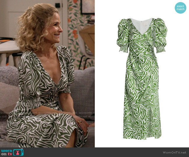 Cinq a Sept Kacy Dress worn by Jean Raines (Kyra Sedgwick) on Call Your Mother