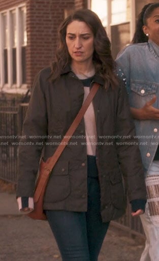 Dawn’s green jacket on Girls5eva