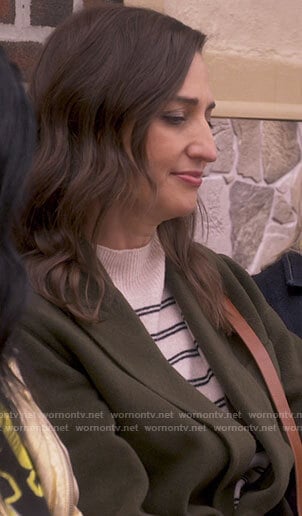 Dawn’s striped sweater on Girls5eva