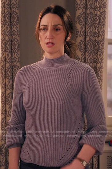 Dawn’s purple sweater on Girls5eva