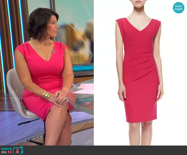 Diane von Furstenberg Bevin Sheath worn by Dana Jacobson on CBS Mornings