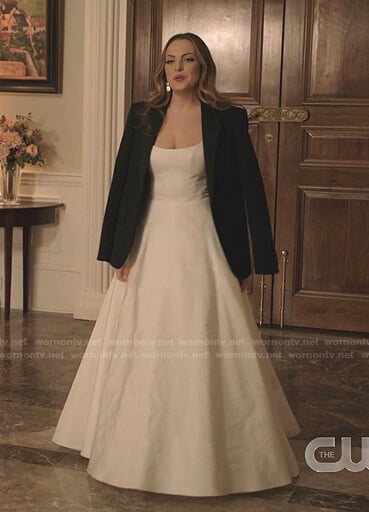 Fallon’s wedding dress on Dynasty