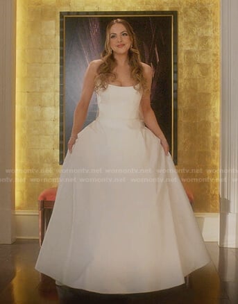 Fallon’s wedding dress on Dynasty
