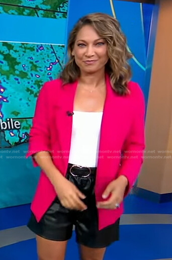 Ginger’s pink blazer on Good Morning America