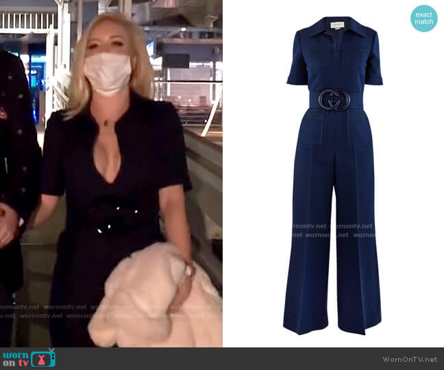 Gucci Wool and Silk Jumpsuit worn by Heidi Montag (Heidi Montag) on The Hills New Beginnings