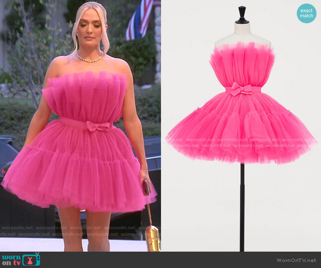 H&M x Giambattista Valli Tulle Dress worn by Erika Jayne on The Real Housewives of Beverly Hills