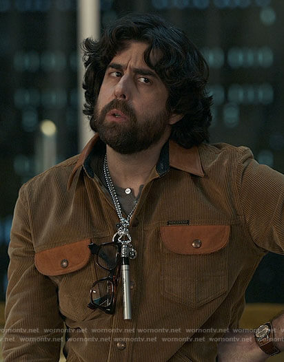 Harry’s tan corduroy jacket on The Equalizer