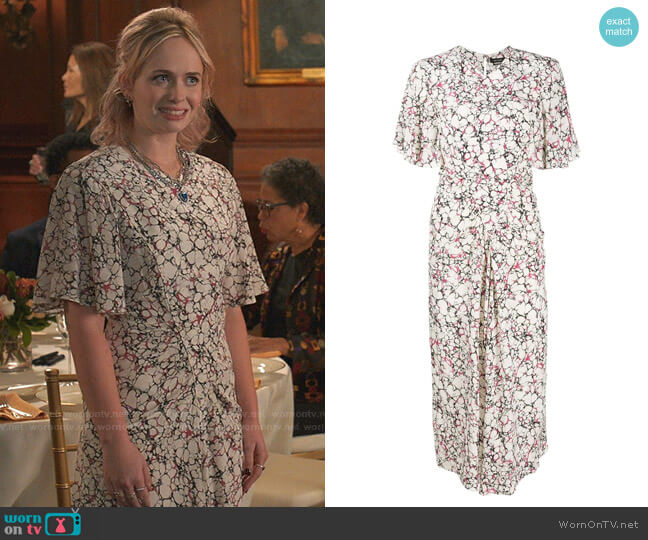 Isabel Marant Berwick Dress worn by Caitlin Miller (Tessa Albertson) on Younger
