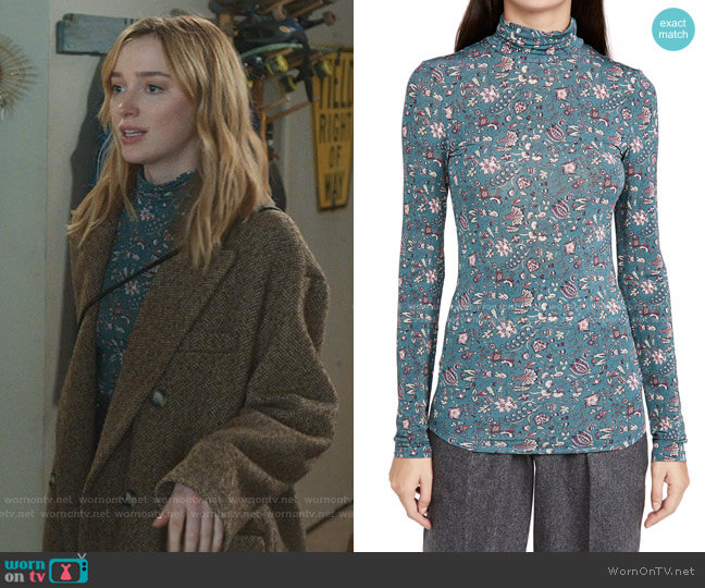 Isabel Marant Goyela Turtleneck Top worn by Clare O'Brien (Phoebe Dynevor) on Younger