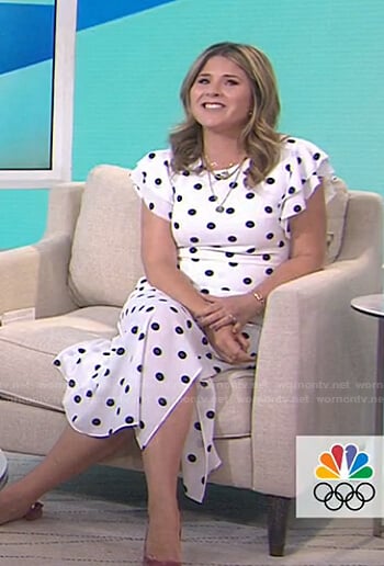 Jenna’s white polka dot dress on Today