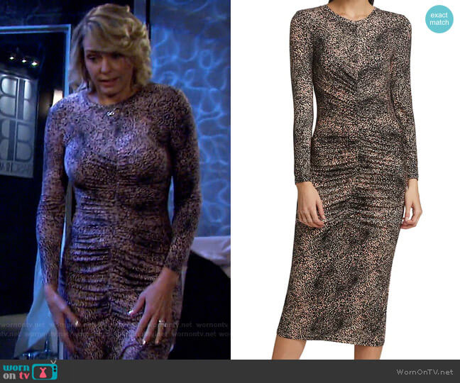 Joie Aja Dress worn by Nicole Walker (Arianne Zucker) on Days of our Lives