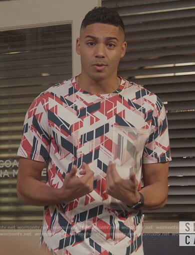 Jordan’s printed tee on All American