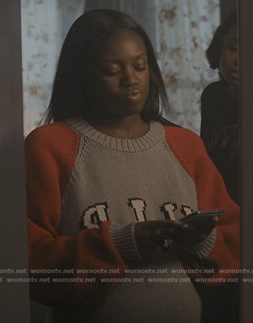 Keisha’s VIP sweater on The Chi