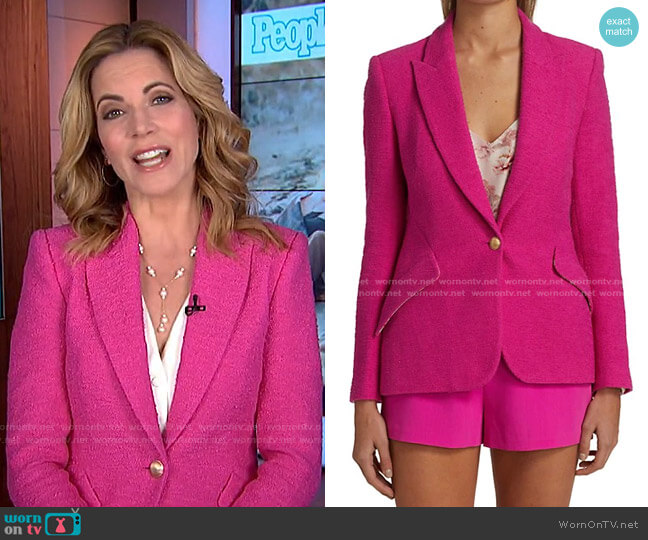 L'Agence Chamberlain Blazer worn by Natalie Morales on Today
