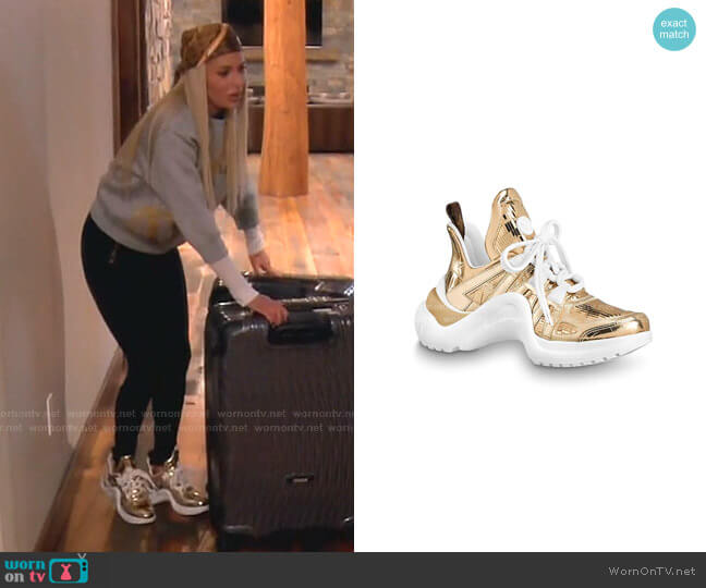 Louis Vuitton LV Archlight Sneaker worn by Dorit Kemsley on The Real Housewives of Beverly Hills