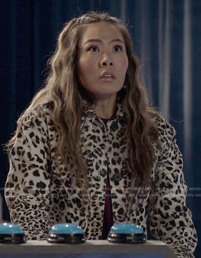 Mary’s leopard print coat on Batwoman