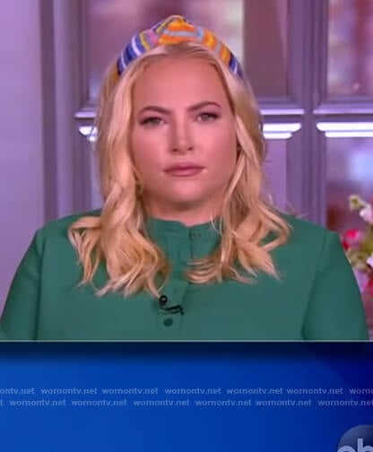 Meghan’s stripe knotted headband on The View