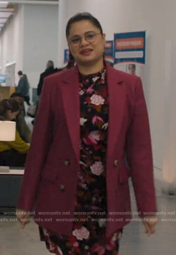 Mel’s pink floral dress on Charmed