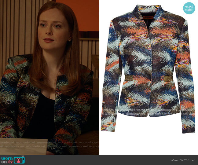 Missoni Feather Metallic Jacket