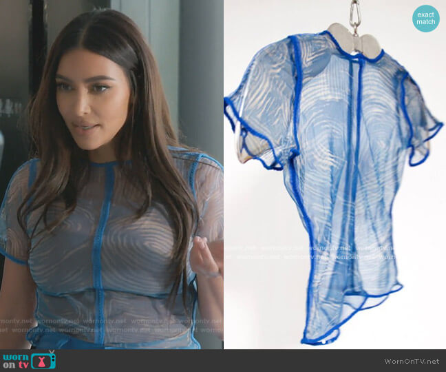 Noon Cottage Industry Custom Top worn by Kim Kardashian on Keeping Up with the Kardashians