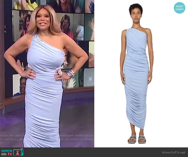 Norma Kamali Diana Gown worn by Wendy Williams on The Wendy Williams Show