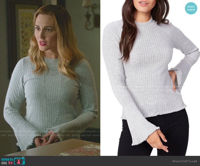 Paige Iona Sweater worn by Joy Harper (Katherine Barrell) on Good Witch