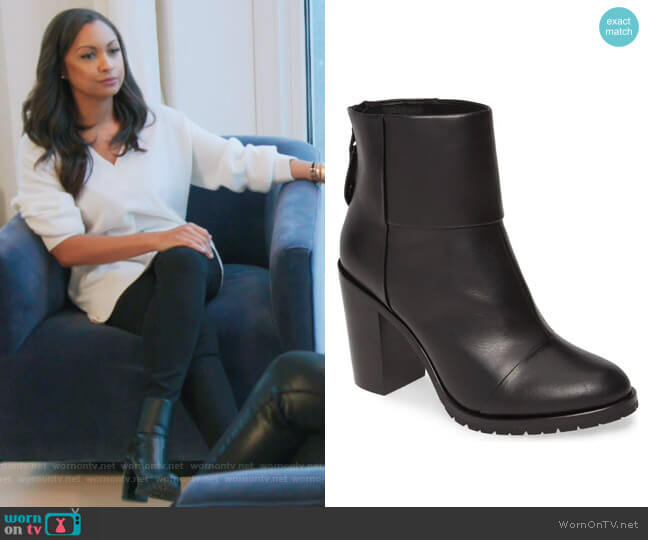 Rag and Bone Newbury 2.0 Bootie worn by Ebony K. Williams on The Real Housewives of New York City