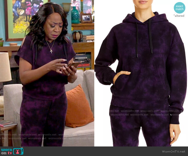 Rag & Bone City Tie Dye Hooded Sweatshirt worn by Tina Butler (Tichina Arnold) on The Neighborhood