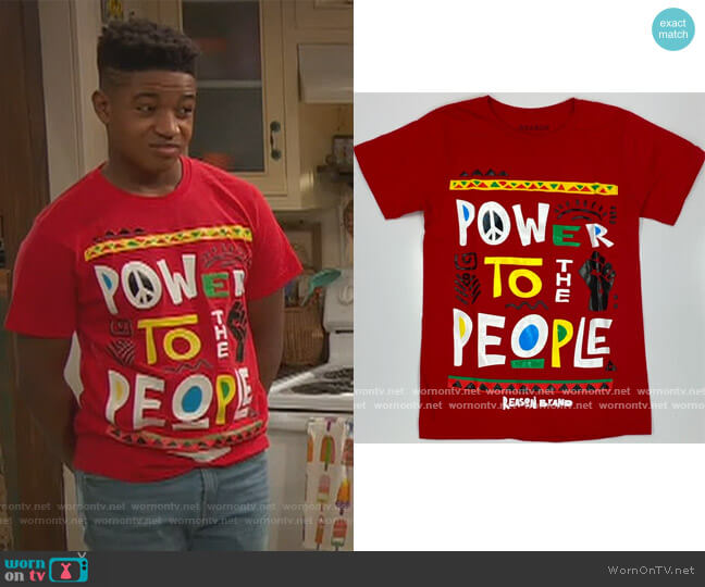 Reason Power to the People worn by Raven Baxter (Raven-Symoné) on Ravens Home