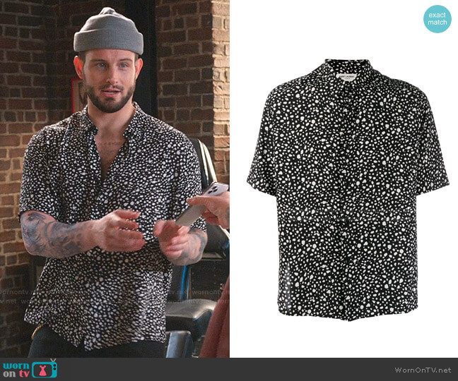 Saint Laurent Polka Dot Print Shirt